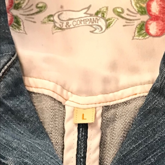 J and Company Jean Blazer - Picture 4 of 6